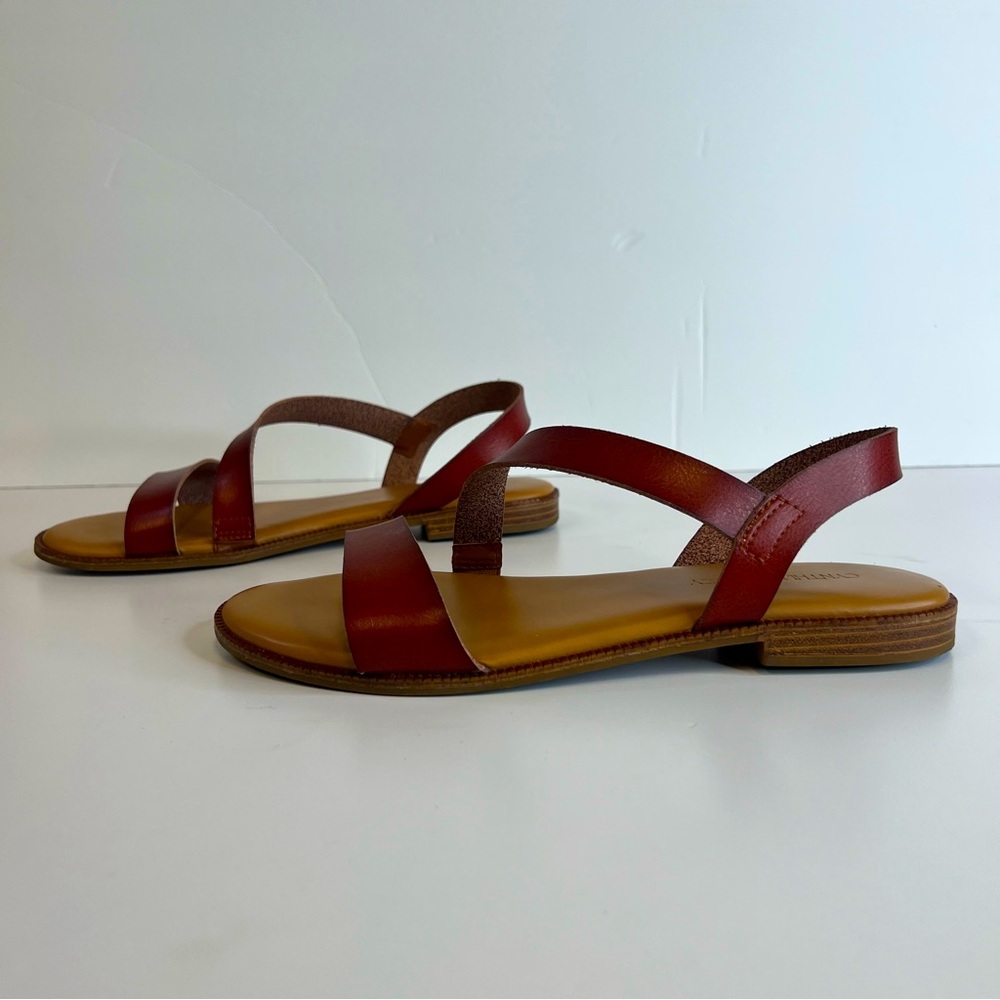 Cynthia Rowley Sandals Womens 9M LIDO LEATHER Strappy Open Toe